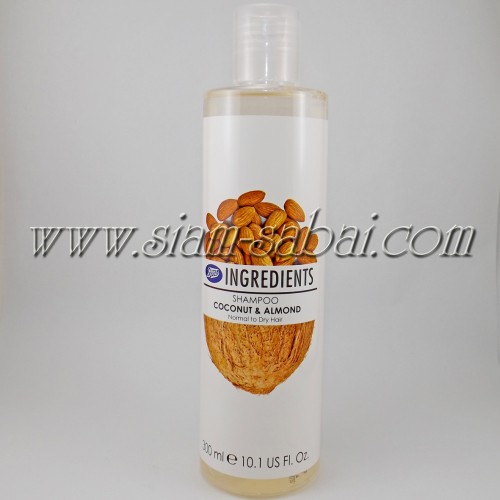 Boots Ingredients Coconut & Almond Shampoo 300ml